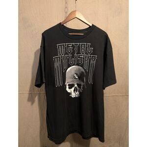 METAL MULISHA Skull Grenade 2XL XXL Black T-Shirt Men's Size Large